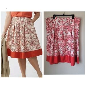 NWT Lane Bryant- Pleated Linen skirt size 22
